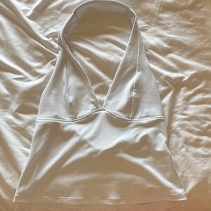 Free People White Halter Top
